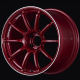 ADVAN RSIII 18x9 ET25 5x114.3 Wheel (S-GTR Face, 73mm Centre Bore)- Candy Red Machined Edge