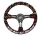 NRG Innovations Ryan Litteral V3 Reinforced Steering Wheel - Black Suede Wheel