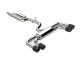 MBRP Volkswagen Golf R MK8 3” Cat Back Exhaust, Quad Rear with Active Valves with 5