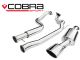 Cobra Sport Seat Leon Cupra R (1M-Mk1) (02-06) Resonated Turbo-Back Exhaust with De-Cat