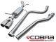 Cobra Sport Seat Ibiza FR 1.4L TSI (10-14) Non-Resonated Cat-Back Exhaust- Includes Race Pipe
