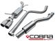 Cobra Sport Seat Ibiza FR 1.4L TSI (10-14) Resonated Cat-Back Exhaust- Includes Race Pipe