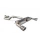 Scorpion Ford Focus ST225 MK2 (06-11) 3" Non-Resonated Cat-Back Exhaust- Polished Twin Daytona Tips