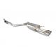 Scorpion Ford Fiesta 1.0L EcoBoost (ST Rear Valance Fit) (13-16) Resonated Cat-Back Exhaust- Polished Twin Daytona Tips