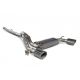 Scorpion Ford Focus RS MK3 (16-17) Cat-Back Exhaust with Electronic Valve- Polished Twin Daytona Tips