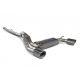 Scorpion Ford Focus RS MK3 (16-17) Cat-Back Exhaust with No Valves- Polished Twin Daytona Tips