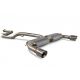 Scorpion Ford Focus ST225 MK2 (06-11) 2.5" Non-Resonated Cat-Back Exhaust- Polished Twin Daytona Tips