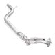 Stainless Works Ford Mustang 2.3L EcoBoost (15-17) 3" Downpipe w/ High-Flow Cats- Connects to Factory Exhaust
