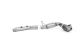 Milltek Sport Skoda Octavia vRS 2.0L TSI (20+) & VW Golf GTI (MK8) (20+) Large-Bore Downpipe with Hi-Flow Sports Cat- Includes OPF/GPF Bypass- Fits to OE OPF/GPF Back Exhaust Only