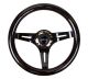 NRG Innovations 310mm Classic Black w/Black Chrome Center Steering Wheel
