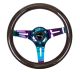 NRG Innovations 310mm Classic Black w/Neo Chrome Center Steering Wheel