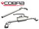 Cobra Sport VW Golf GTI MK6 (5K) 2.0L TSI (09-12) Non-Resonated Turbo-Back Exhaust with Sports Cat