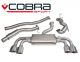 Cobra Sport VW Golf R MK7 (5G) (13-18) Resonated Non-Valved Turbo-Back Exhaust with Sports Cat