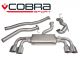 Cobra Sport VW Golf R MK7 (5G) (13-18) Non-Resonated Non-Valved Turbo-Back Exhaust with Sports Cat