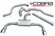 Cobra Sport VW Golf GTI MK7 (5G) (12-17) Non-Resonated Turbo-Back Exhaust with Sports Cat