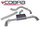 Cobra Sport VW Golf GTD MK6 (5K) (09-13) Cat-Back Exhaust - Dual Exit, Fits GTI Valance