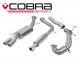 Cobra Sport VW Polo GTI 1.8L TSI (15+) Resonated Turbo-Back Exhaust with Sports Cat