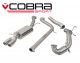 Cobra Sport VW Polo GTI 1.8L TSI (15+) Non-Resonated Turbo-Back Exhaust with Sports Cat
