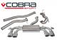 Cobra Sport VW Golf R MK7 (5G) (12-18) Non-Resonated Valved Turbo-Back Exhaust with Sports Cat