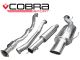 Cobra Sport Vauxhall Astra G GSi/T Hatchback (98-04) Resonated Turbo-Back Exhaust with Sports Cat