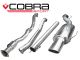 Cobra Sport Vauxhall Astra G GSi/T Hatchback (98-04) Non-Resonated Turbo-Back Exhaust with Sports Cat