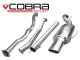 Cobra Sport Vauxhall Astra G GSi/T Hatchback (98-04) Non-Resonated Turbo-Back Exhaust with De-Cat