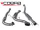 Cobra Sport Vauxhall Astra H VXR (05-11) Resonated Turbo-Back Exhaust with De-Cat