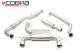 Cobra Sport Vauxhall Corsa D Nurburgring (07-09) Resonated Turbo-Back Exhaust with Sports Cat