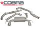 Cobra Sport Vauxhall Corsa E VXR (15-18) Resonated Turbo-Back Exhaust with Sports Cat