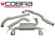 Cobra Sport Vauxhall Corsa E VXR (15-18) Non-Resonated Turbo-Back Exhaust with Sports Cat