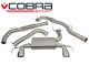 Cobra Sport Vauxhall Corsa E VXR (15-18) Resonated Turbo-Back Exhaust with De-Cat