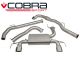 Cobra Sport Vauxhall Corsa E VXR (15-18) Non-Resonated Turbo-Back Exhaust with De-Cat
