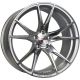 2Forge ZF2 20x9.5 Custom 5H PCD ET9-45 Wheels- Silver Polished Face (72.6mm Centre Bore)